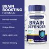 Version 1.0.0 Frasco de vitaminas Brain Defender para claridad cognitiva