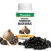 Botella de cápsulas blandas de ajo negro orgánico Pharmakon