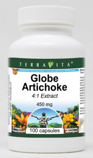 Version 1.0.0 Botella cápsulas extracto Alcachofa 4:1 TerraVita 100 unidades