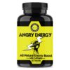 Botella cápsulas Angry Energy cafeína natural no GMO