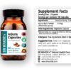Botella de cápsulas Arjuna DR WAKDE planta Terminalia arjuna