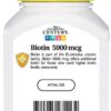 botella cápsulas biotina 21st Century