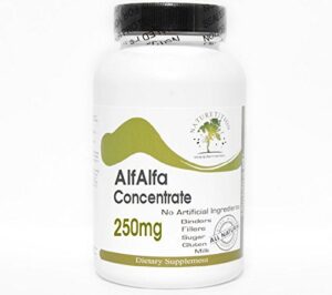 naturetition concentrado de alfalfa 250mg 100 cápsulas