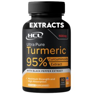 Version 1.0.0 Botella cápsulas cúrcuma HCL Herbal Code Labs 90 unidades