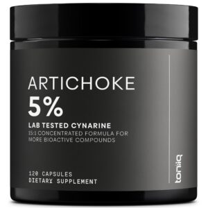 Botella de cápsulas de extracto de alcachofa Toniiq 120 unidades