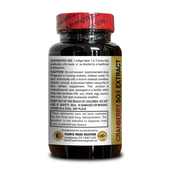 Suplemento potente de extracto de arándano para apoyo natural