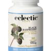 Botella cápsulas frambuesa negra orgánica Eclectic Herb