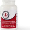 Botella cápsulas ginseng americano Dairyland 500mg 75 unidades