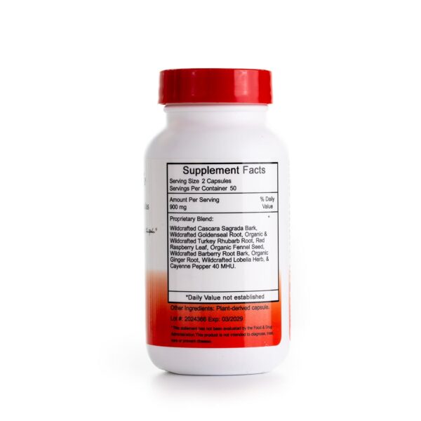 Version 1.0.0 Botella cápsulas laxantes herbales Christopher's Original