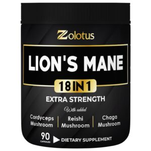 Botella cápsulas Melena de León Zolotus 90 unidades