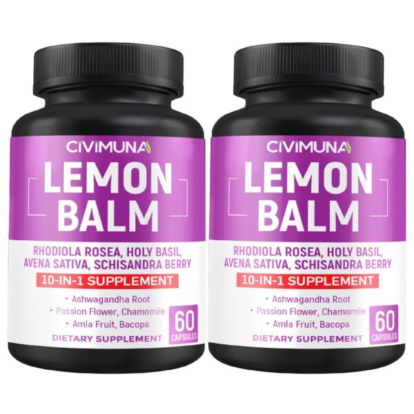 Version 1.0.0 Botella cápsulas de melisa CIVIMUNA 60 cápsulas por botella