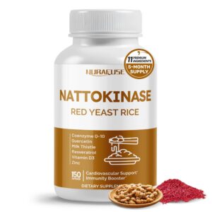 Botella cápsulas Nattokinase 11 en 1 NURAFUSE 150 unidades