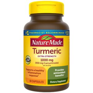 Version 1.0.0 Botella de cápsulas Nature Made cúrcuma extra fuerte 60 cápsulas