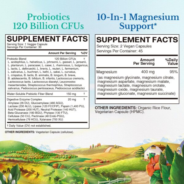 Botella cápsulas probióticos Vitalitown 60 mil millones UFC