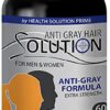Botella de cápsulas para solución anti cabello gris Health Solution Prime