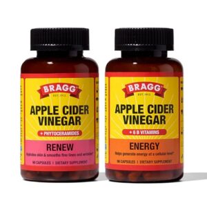 Botella de cápsulas de vinagre de sidra de manzana BRAGG