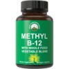 Botella cápsulas vitamina b12 metilcobalamina Peak Performance