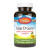Botella Carlson Solar D Gems vitamina D3 omega-3