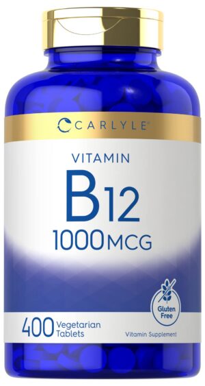 Version 1.0.0 Botella de Carlyle vitamina B12 1000 mcg 400 tabletas