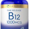 Botella de Carlyle vitamina B12 1000 mcg liberación prolongada 250 tabletas