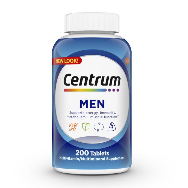 Botella Centrum Multivitamínico Hombre 200 tabletas