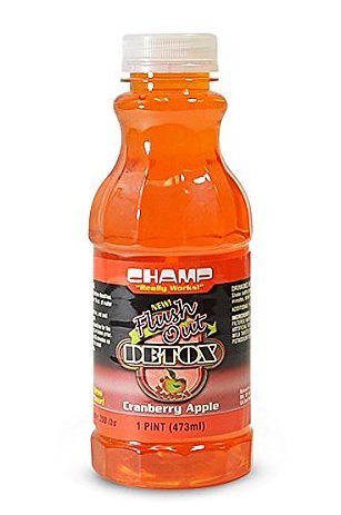 Botella Champ bebida detox naranja mango para limpieza