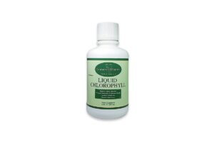 Botella de clorofila líquida 16 oz sabor menta natural