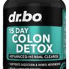 Botella Colon Cleanser detox natural Dr. Bo para limpieza intestinal 15 días