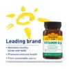 Botella Country Life vitamina d3 softgels sin gluten