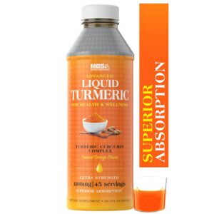 Botella de cúrcuma líquida avanzada MBS Biotechnology