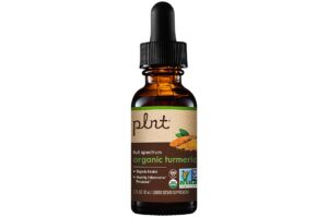 Version 1.0.0 Botella cúrcuma líquida orgánica plnt 1 fl. oz. antiinflamatorio