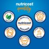 Version 1.0.0 Frasco y etiqueta de nutrición de Nutricost