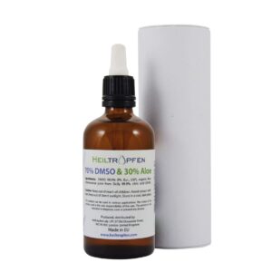 Botella DMSO y Aloe Arborescense Heiltropfen 100ml