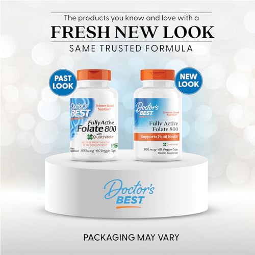 Botella Doctors Best folato activo con Quatrefolic