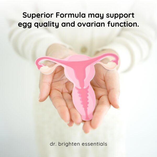 Botella Dr Brighten Myoinositol Plus suplemento ovárico para mujeres