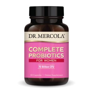 Version 1.0.0 Botella de Dr. Mercola Probióticos Completos para Mujer 30 cápsulas
