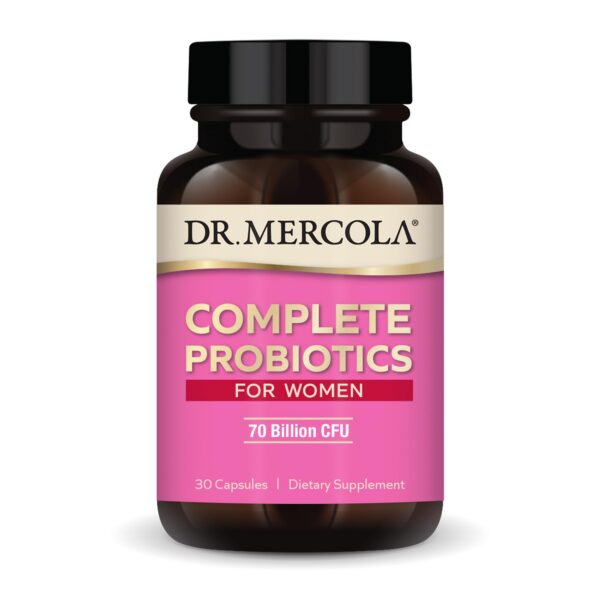 Version 1.0.0 Botella de Dr. Mercola Probióticos Completos para Mujer 30 cápsulas