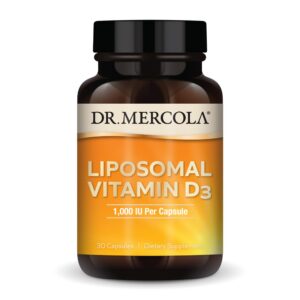 Version 1.0.0 Botella Dr Mercola vitamina D3 liposomal 1000 ui 30 cápsulas