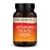 Version 1.0.0 Botella Dr Mercola Vitaminas D3 y K2 90 cápsulas apoyo inmunológico