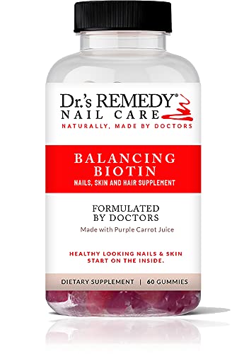 Botella Dr.'s Remedy gomitas biotina 5000mcg