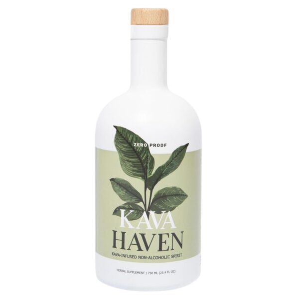 Botella de espíritu sin alcohol Kava Haven 750ml refrescante