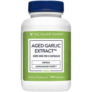 botella extracto ajo madurado sin olor 300 cápsulas 600mg