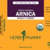 Botella de extracto de árnica para uso externo Herb Pharm