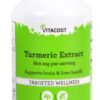 Botella extracto de cúrcuma Vitacost 800mg 200 cápsulas