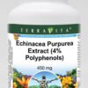 Botella de extracto de Echinacea Purpurea 450 mg 100 cápsulas TerraVita