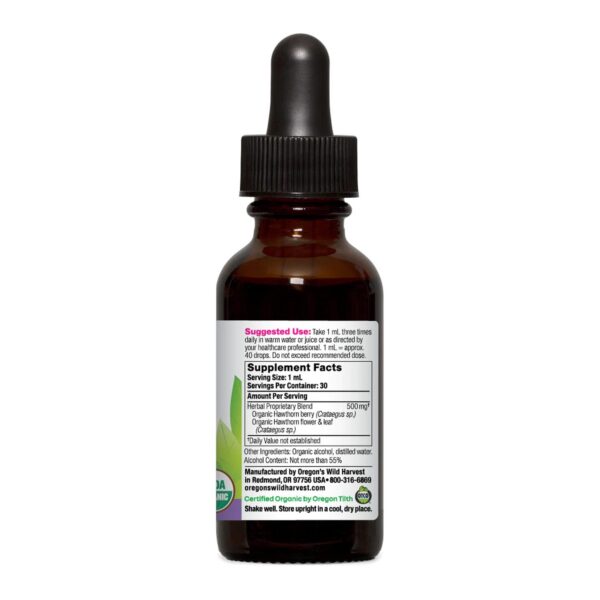 Botella de extracto de Espino albar 1 onza fluida