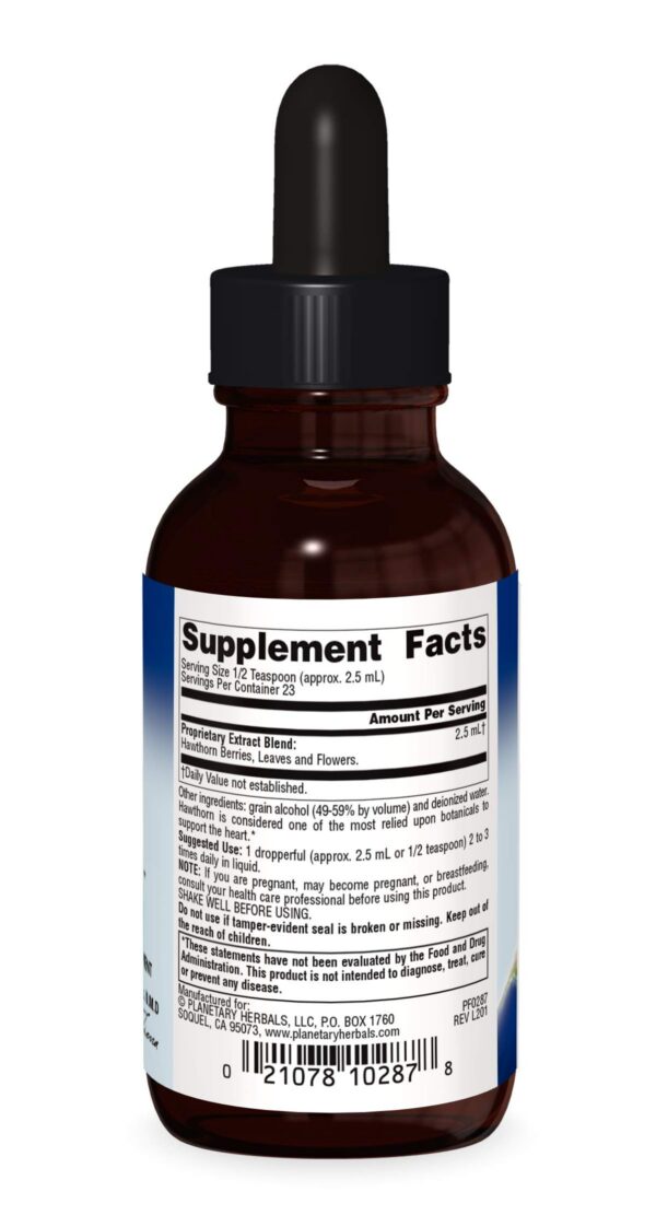 Version 1.0.0 Botella extracto de espino blanco con hojas y flores