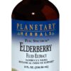 Botella de extracto fluido completo de elderberry 8 oz Planetary Herbals