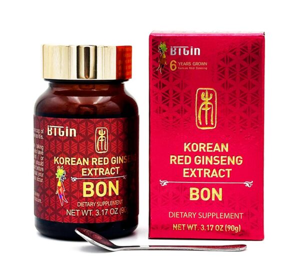 Botella de extracto de Ginseng Rojo Coreano BTGIN 3.17 oz