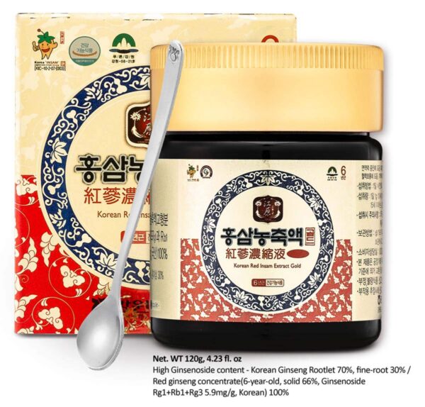 Botella extracto ginseng rojo coreano Gangwoninsam 100% puro